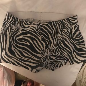 Zebra Print Soft Shorts